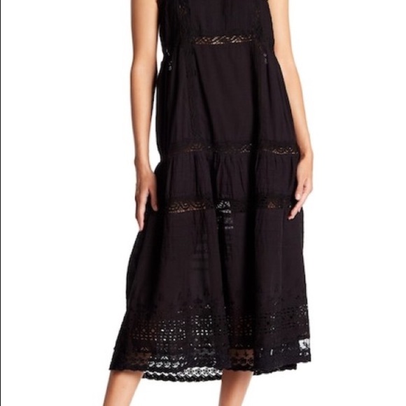 SOLD! Free People crochet Intimately M maxi dress - Picture 2 of 8